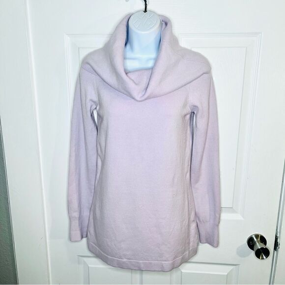 French Connection Long Sleeve Cowl Neck Sweater Closed Knit Lavendar Pink S - Picture 3 of 11